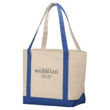 EMBROIDERED CANVAS TOTE/BOAT BAG